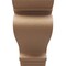 Ekena Millwork 10"W x 30"D x 20"H Classic Scroll Rough Cedar Woodgrain TimberThane Corbel, Primed Tan CORUR10X30X20SCRRCPR - alternate 5